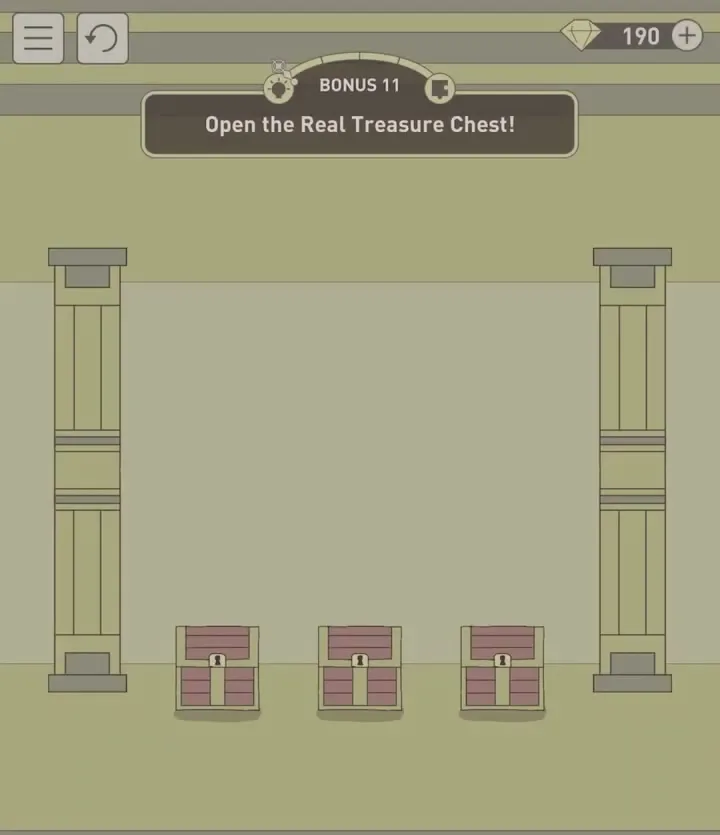 Бонусный уровень 11 «Открой настоящий сундук!» в IQ Dungeon 2