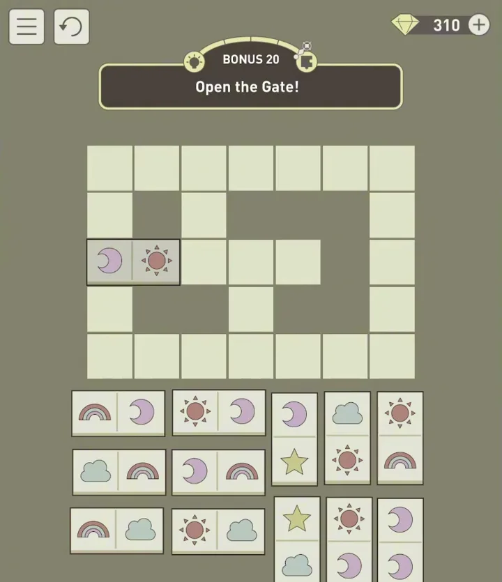 Бонусный уровень 20 «Открой ворота!» в IQ Dungeon 2