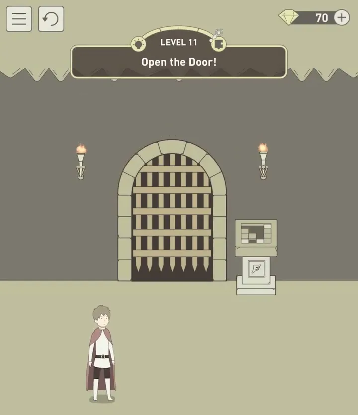 Уровень 11 «Открой дверь!» в IQ Dungeon 2