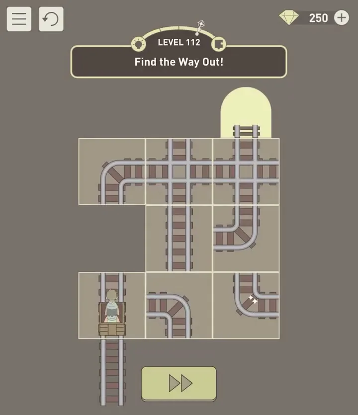 Уровень 112 «Найди выход!» в IQ Dungeon 2