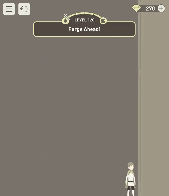 Уровень 120 «Двигайся вперед!» в IQ Dungeon 2