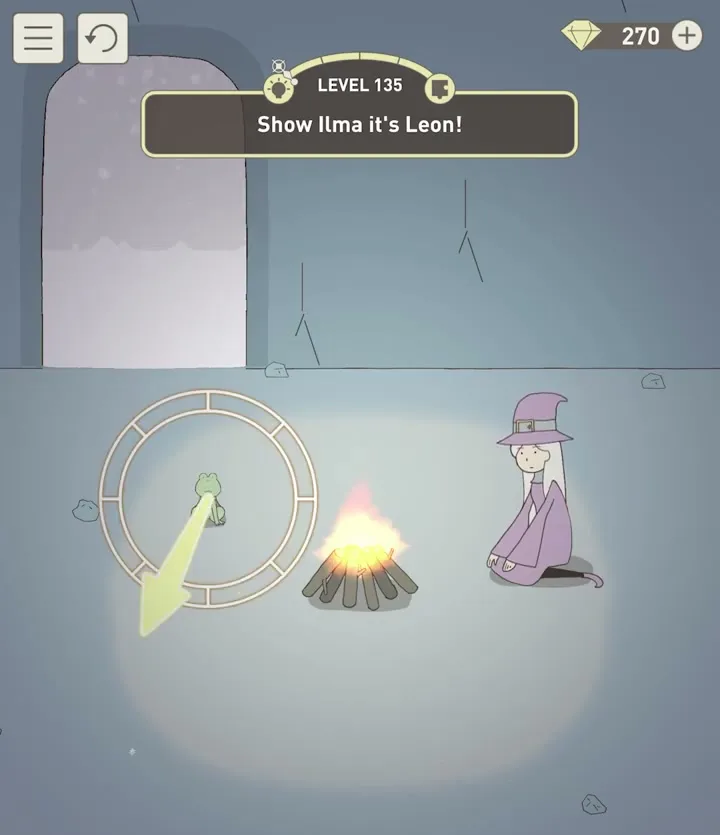 Уровень 135 «Покажи Илме, что ты - Леон!» в IQ Dungeon 2