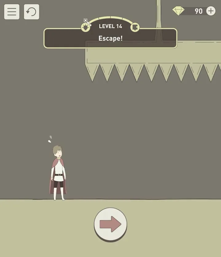 Уровень 14 «Выберись!» в IQ Dungeon 2