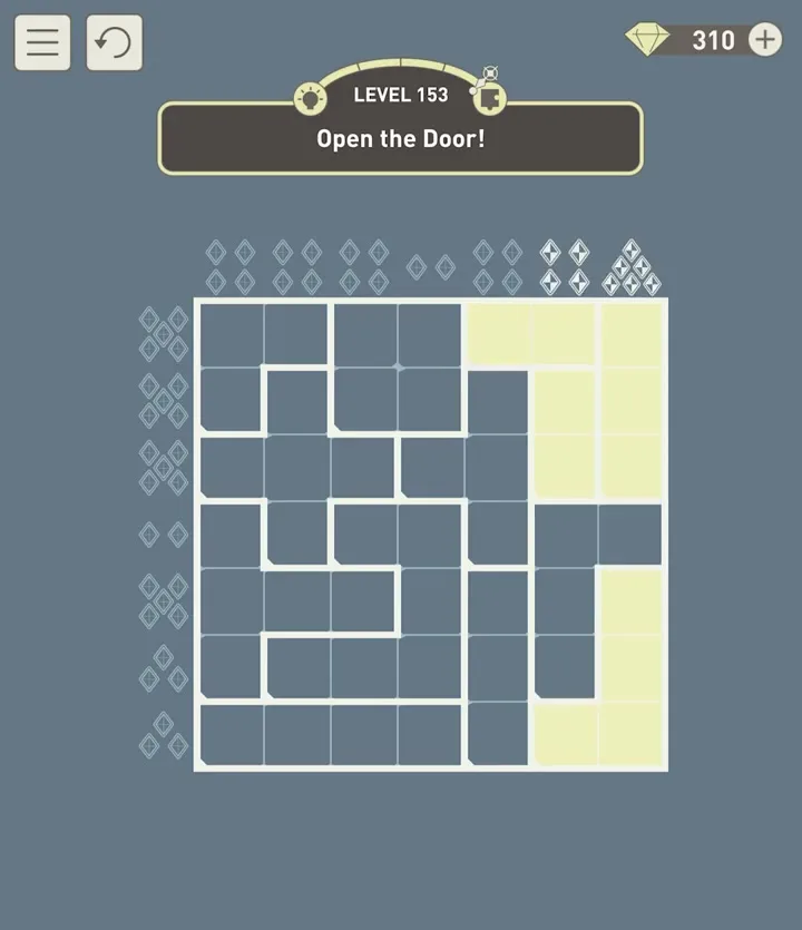 Уровень 153 «Открой сундук!» в IQ Dungeon 2
