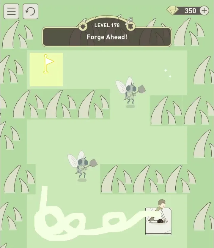 Уровень 178 «Двигайся вперед!» в IQ Dungeon 2