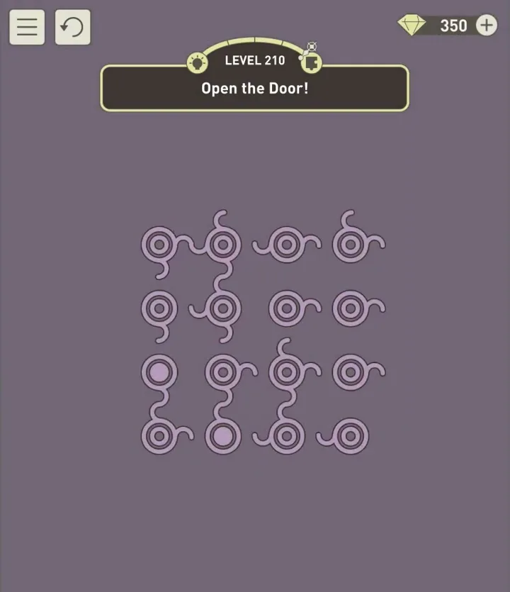 Уровень 210 «Открой дверь!» в IQ Dungeon 2