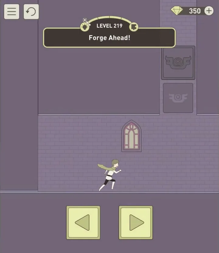 Уровень 219 «Двигайся вперед!» в IQ Dungeon 2