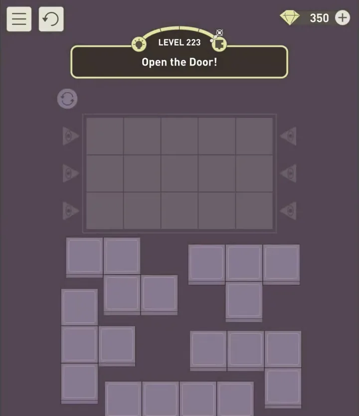 Уровень 223 «Открой дверь!» в IQ Dungeon 2