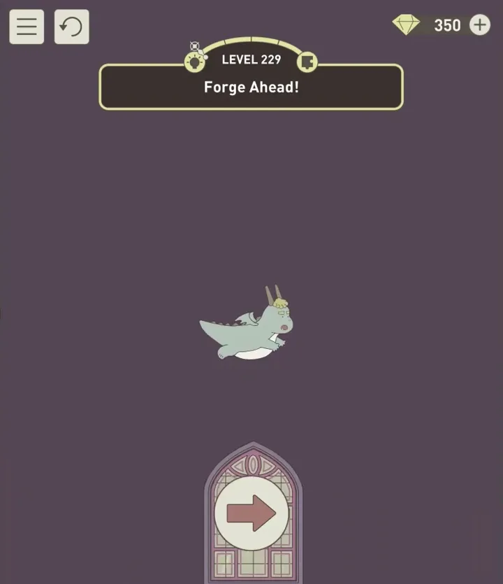 Уровень 229 «Двигайся вперед!» в IQ Dungeon 2