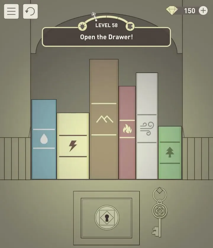 Уровень 58 «Открой ящик!» в IQ Dungeon 2