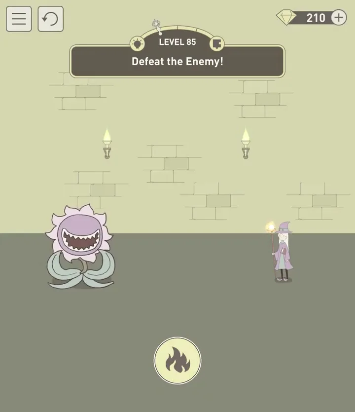 Уровень 85 «Одолей врага!» в IQ Dungeon 2